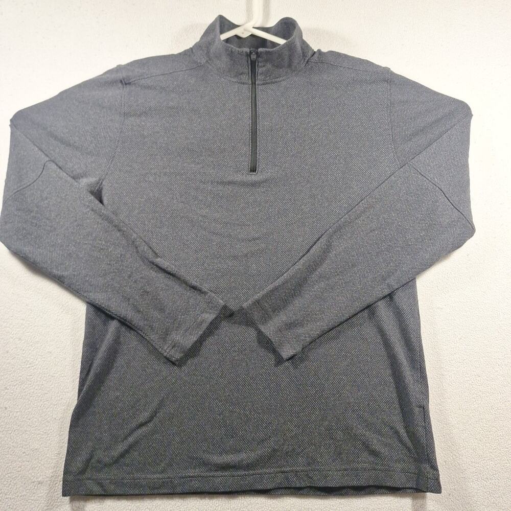 Marc Anthony Quarter Zip Mens Gray Pullover